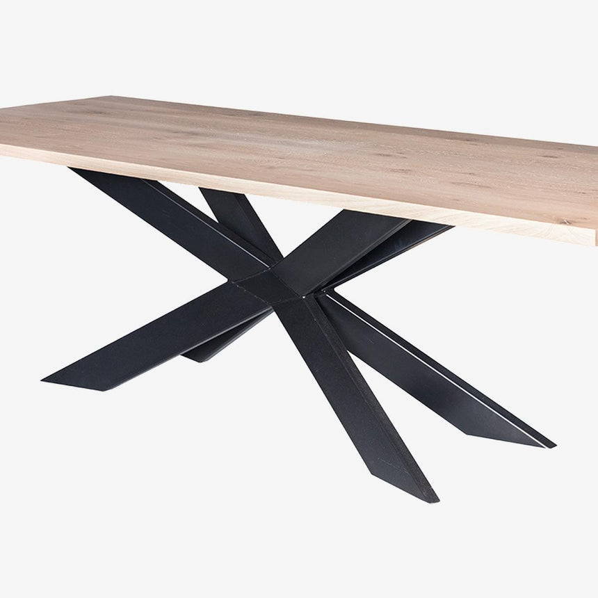 Straight corners dining table