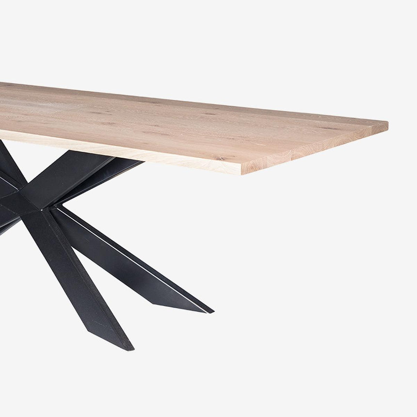 Straight corners dining table