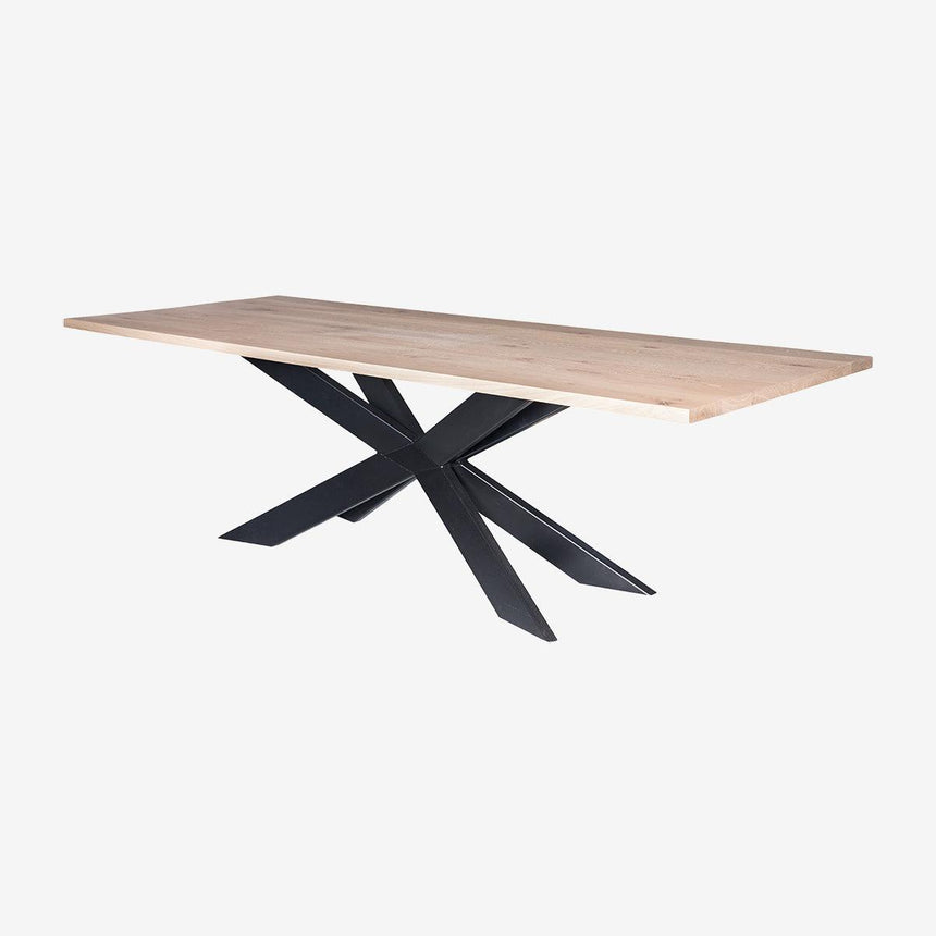 Straight corners dining table