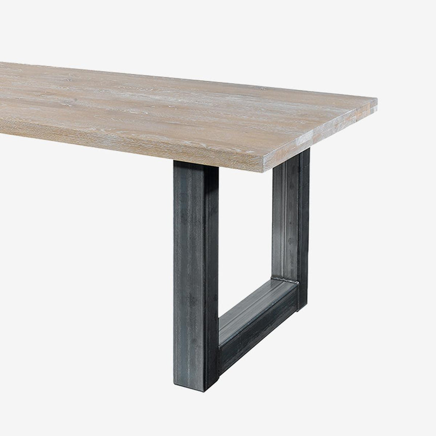 Straight corners dining table