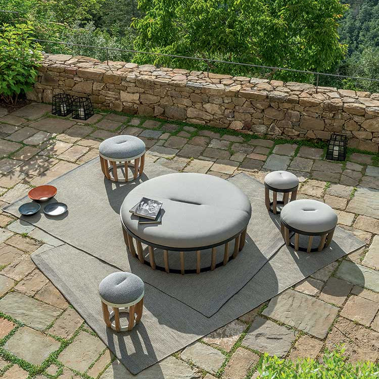 Swing garden pouf