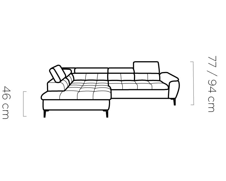 Tempo L balos sarokkanapé