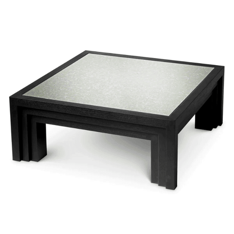 Metropolitan antique mirror glass coffee table