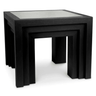 Metropolitan antique mirrored glass side table