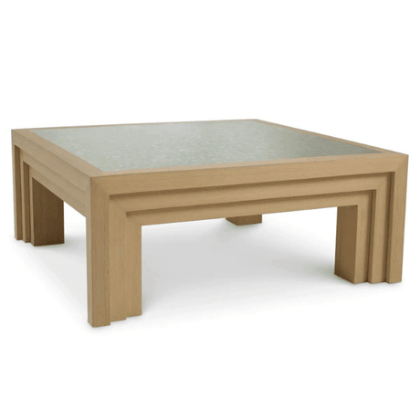 Metropolitan antique mirror glass coffee table