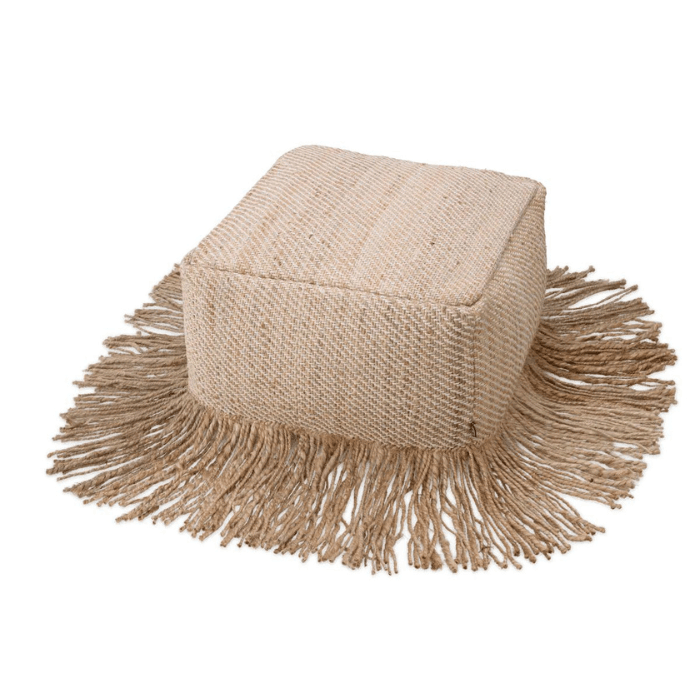 Vieste fabric pouf