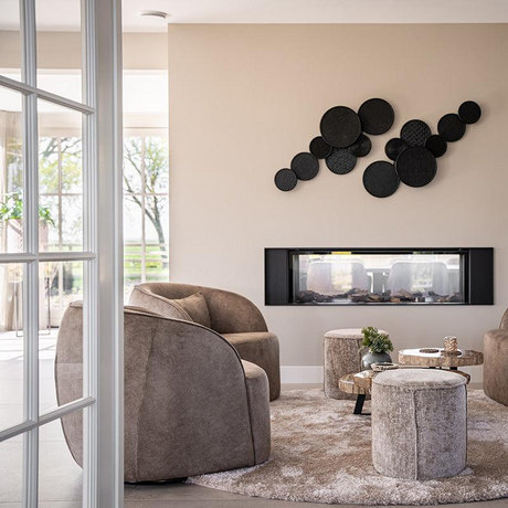 Tim swivel armchair
