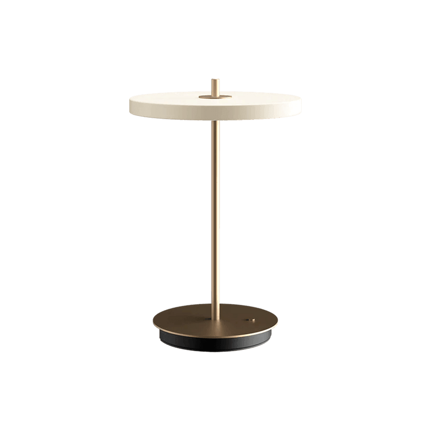 Asteria Move metal table lamp with brass base
