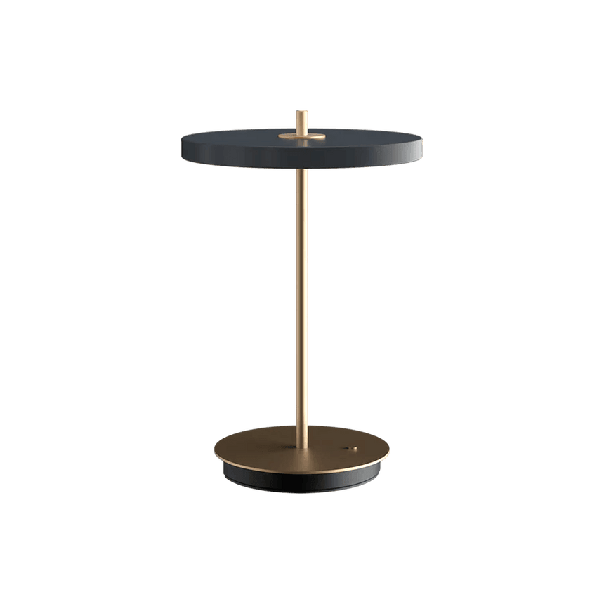 Asteria Move metal table lamp with brass base