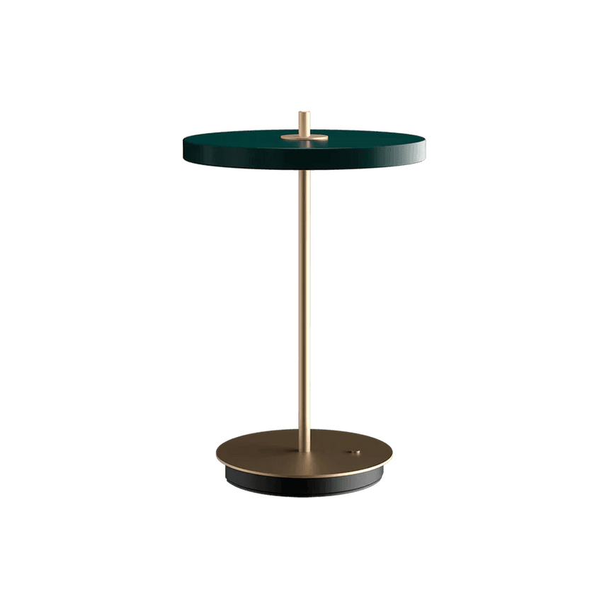 Asteria Move metal table lamp with brass base