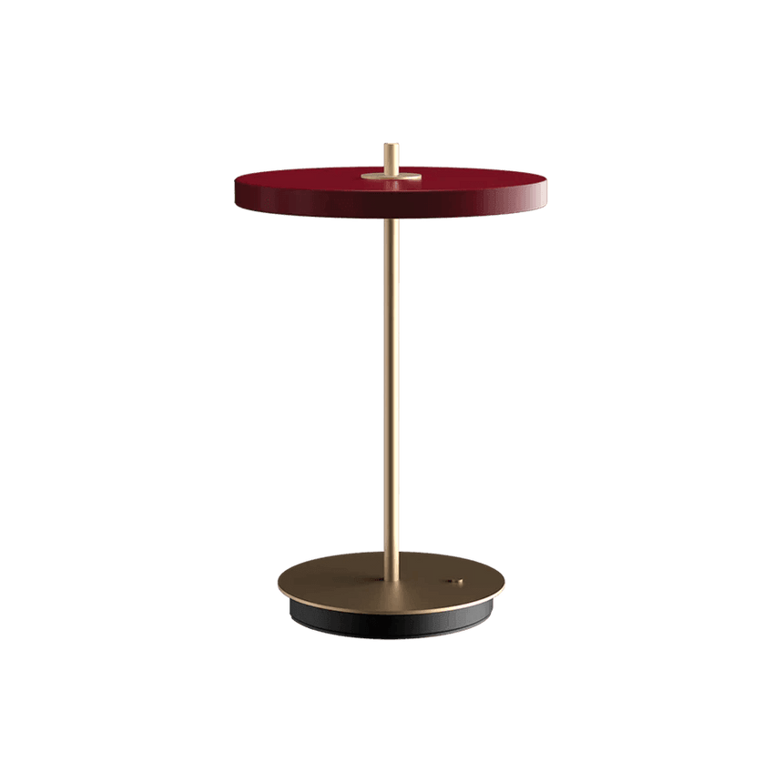 Asteria Move metal table lamp with brass base