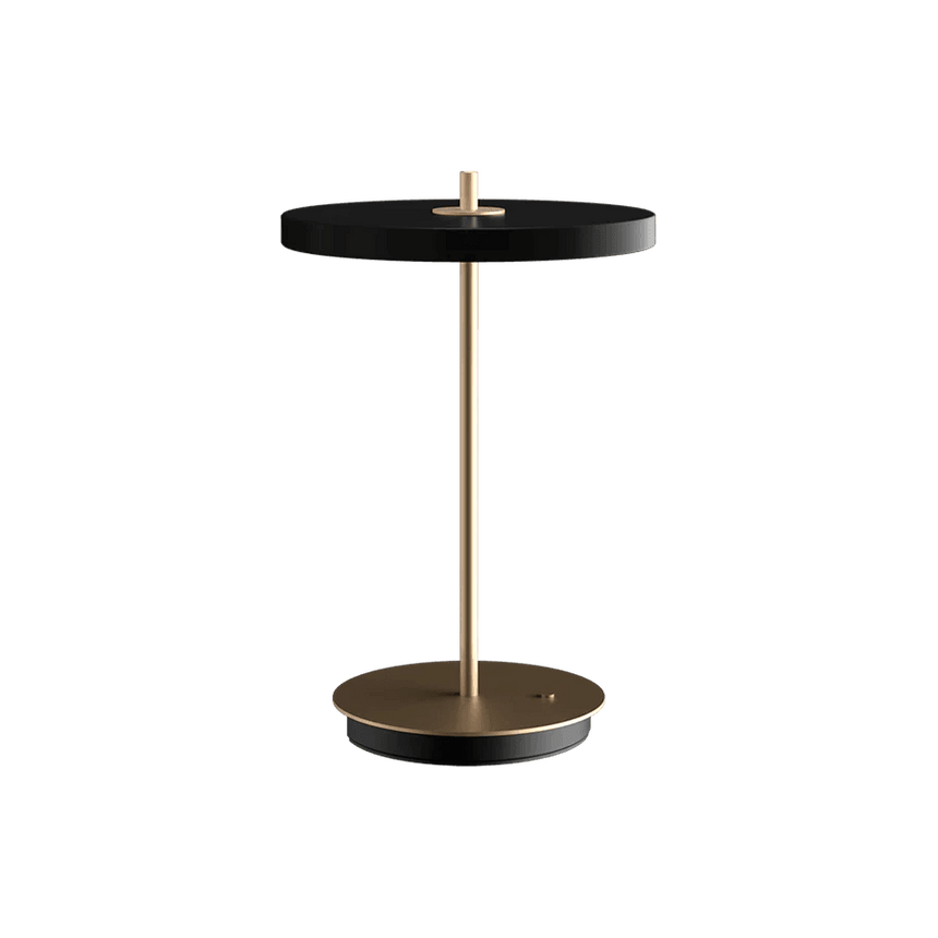 Asteria Move metal table lamp with brass base