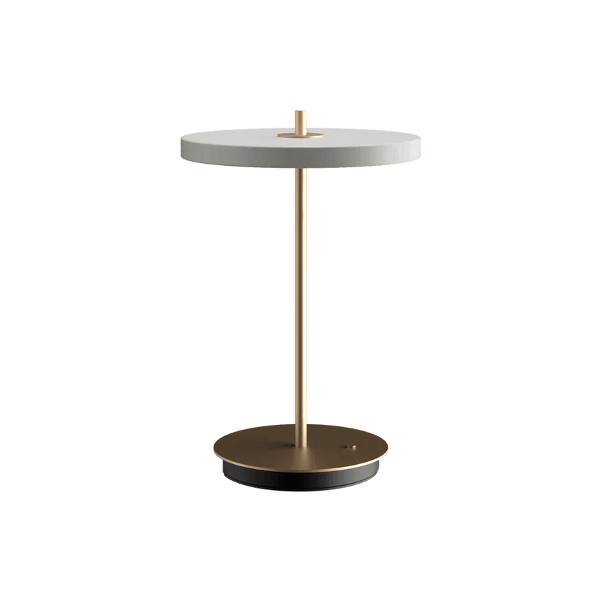 Asteria Move metal table lamp with brass base