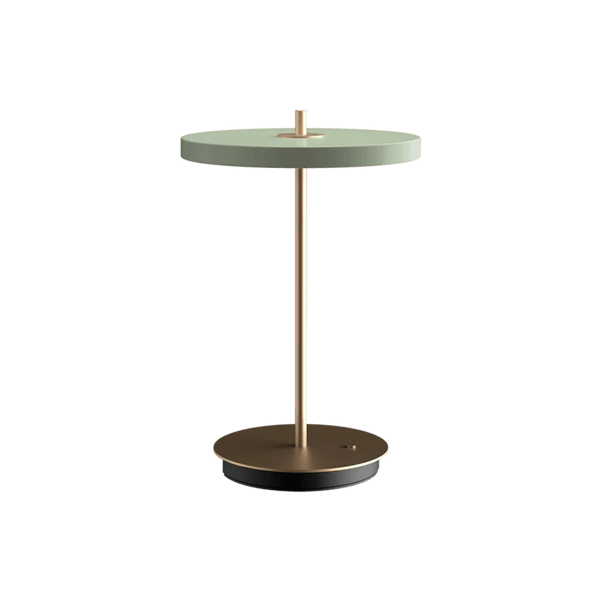 Asteria Move metal table lamp with brass base