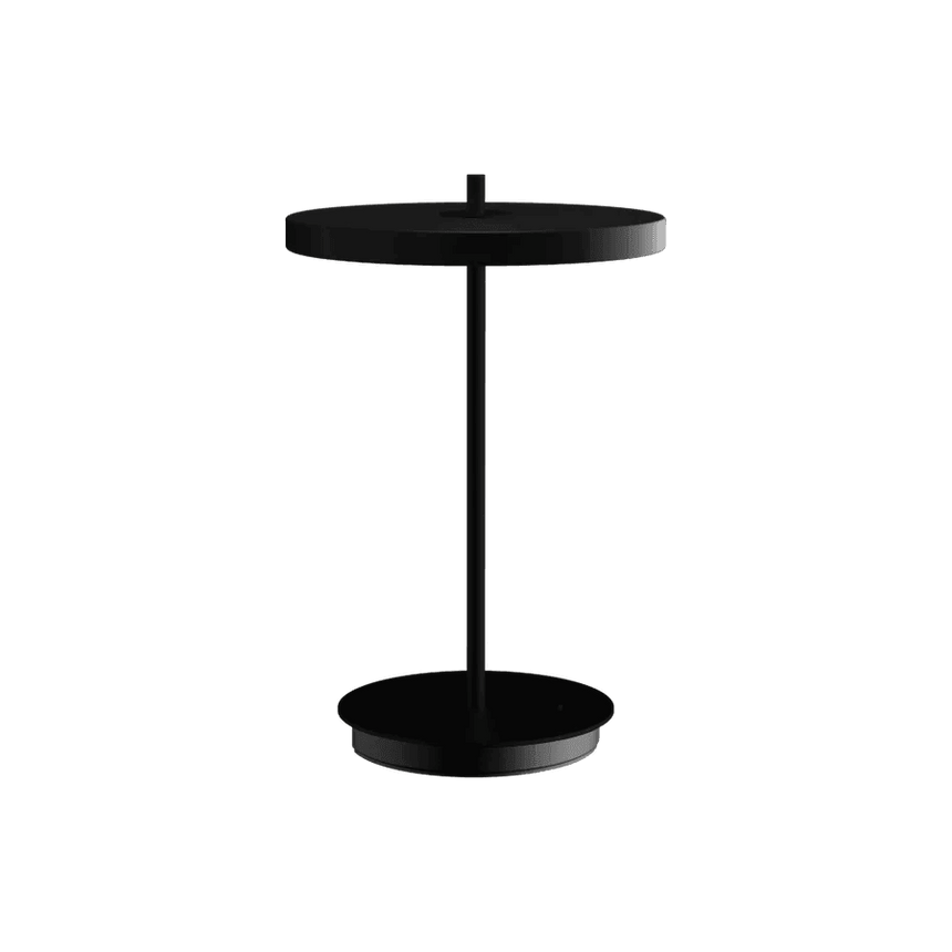 Asteria Move metal table lamp with black base