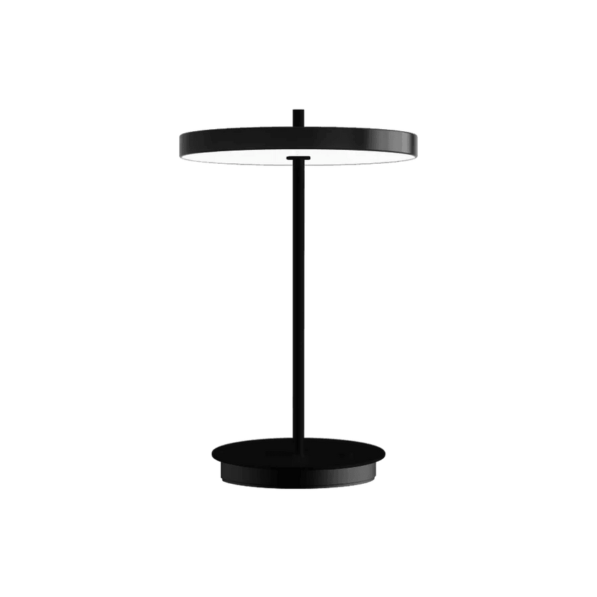 Asteria Move metal table lamp with black base