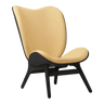 The Conversation Piece fabric high chair with black frame