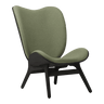 The Conversation Piece fabric high chair with black frame