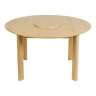Smooth Comfort Circle extendable wooden table Ø132