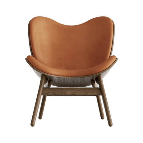 A Conversation Piece bőr fotel sötét kerettel