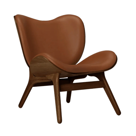 A Conversation Piece bőr fotel sötét kerettel