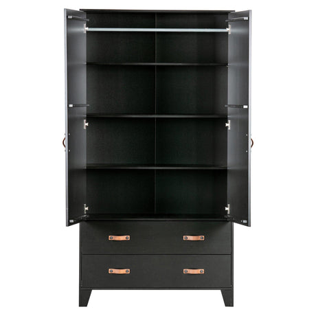 Dian 2 ajtós 2 fiókos fa kabinet-1