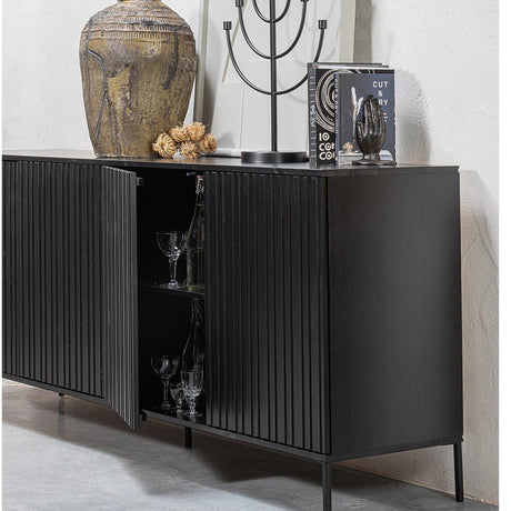 New Gravure 4 ajtós kenyőfa komód-2