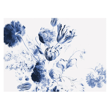 Royal Blue Flowers II, 8 paneles tapéta-0