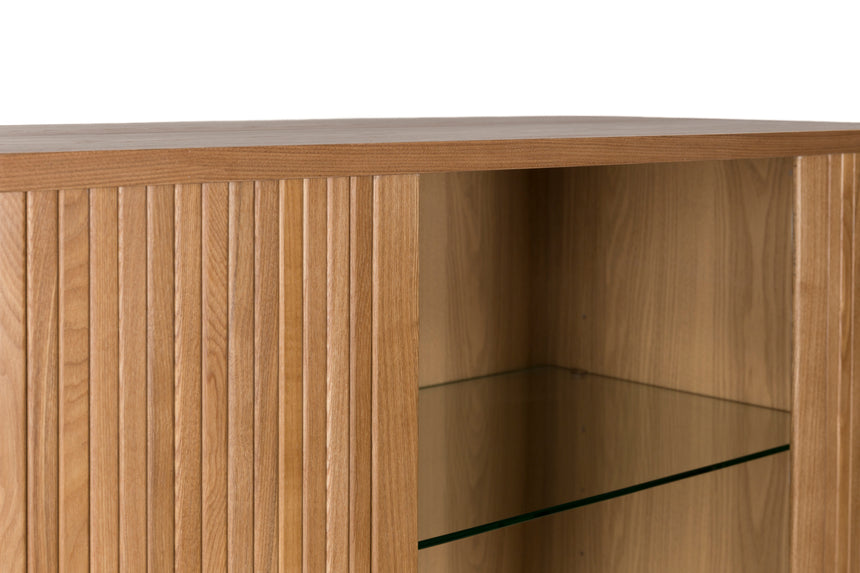 Barbier 2-door wooden cabinet