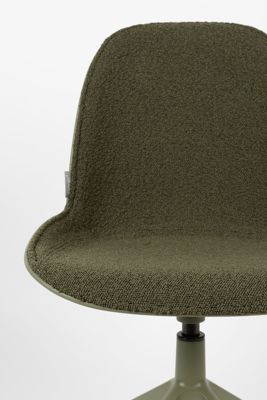 Albert Kuip bouclé swivel chair