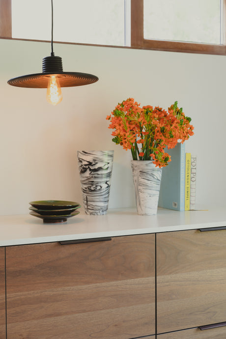 Balance rattan pendant lamp small