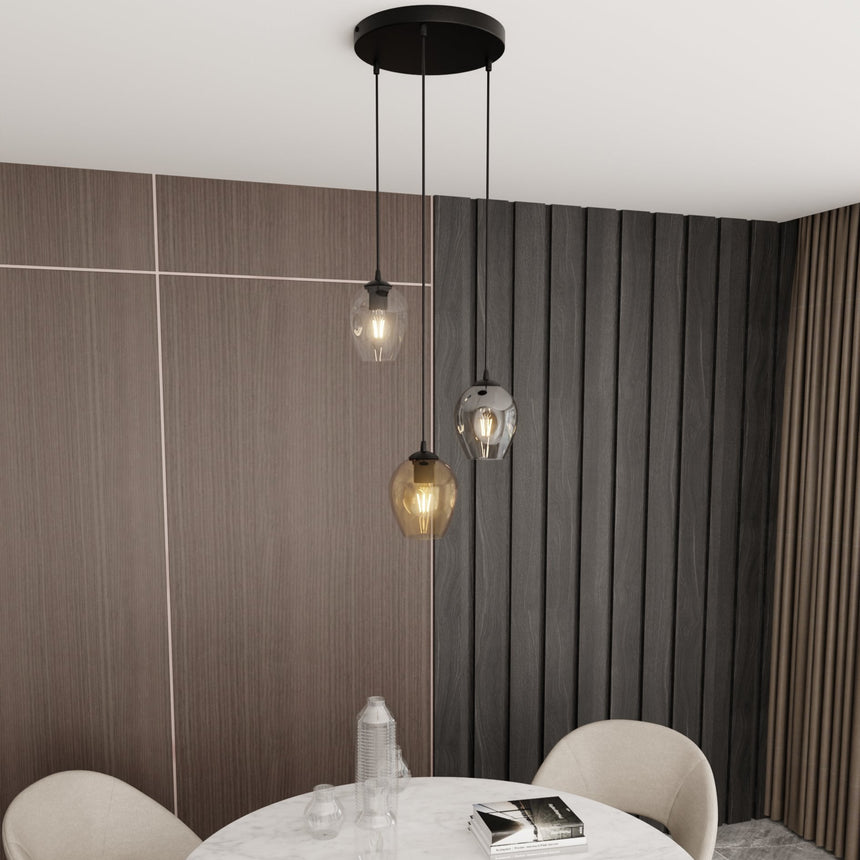 Istar 3 BL Premium Mix metal pendant lamp