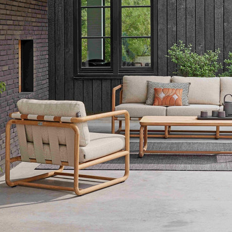 Dolce wooden garden armchair