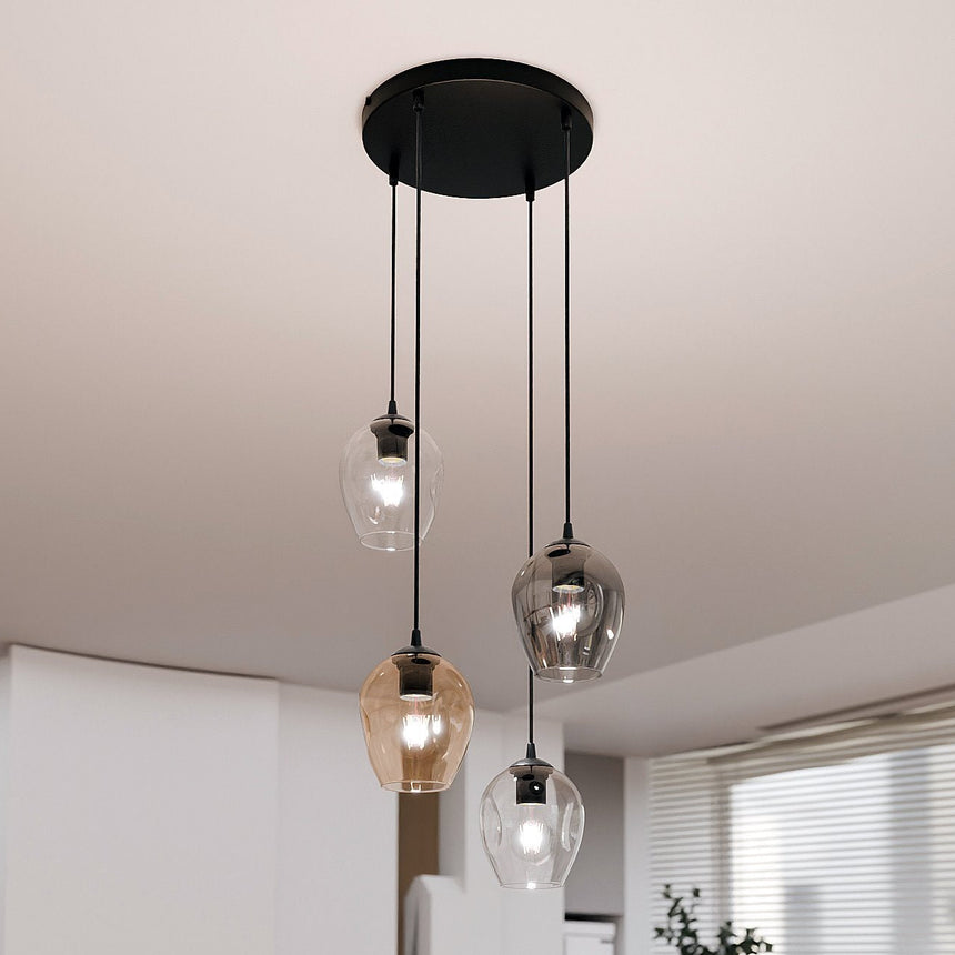 Istar 4 BL Premium Mix metal pendant lamp