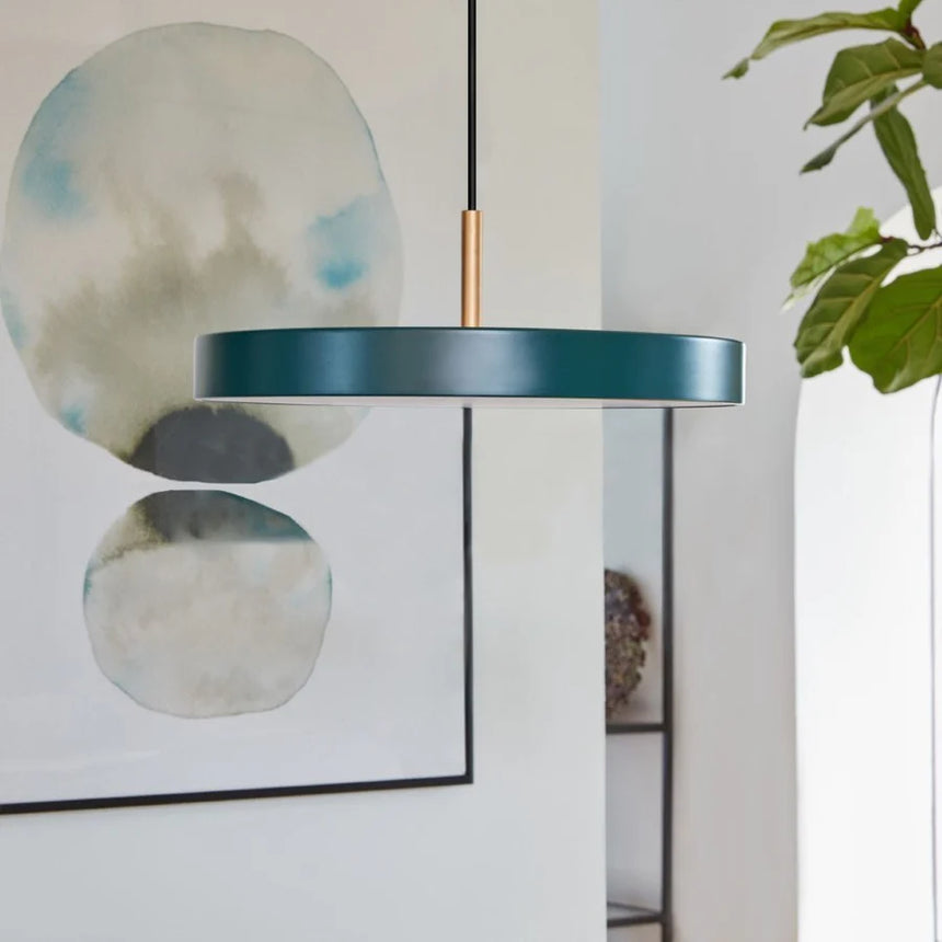 Asteria Brass pendant lamp Ø43