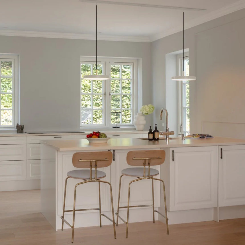 Asteria Brass pendant lamp Ø43