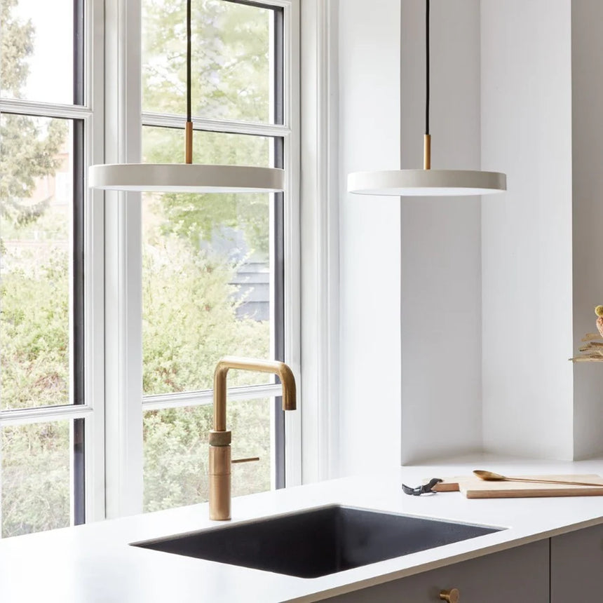 Asteria Brass pendant lamp Ø43