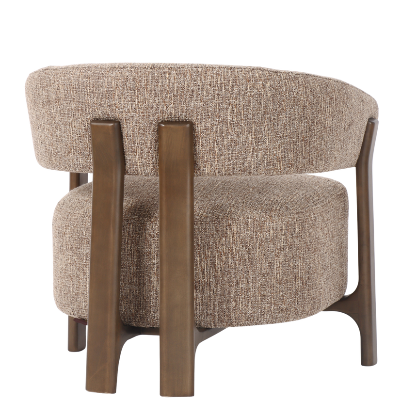 Cassie fabric pouf