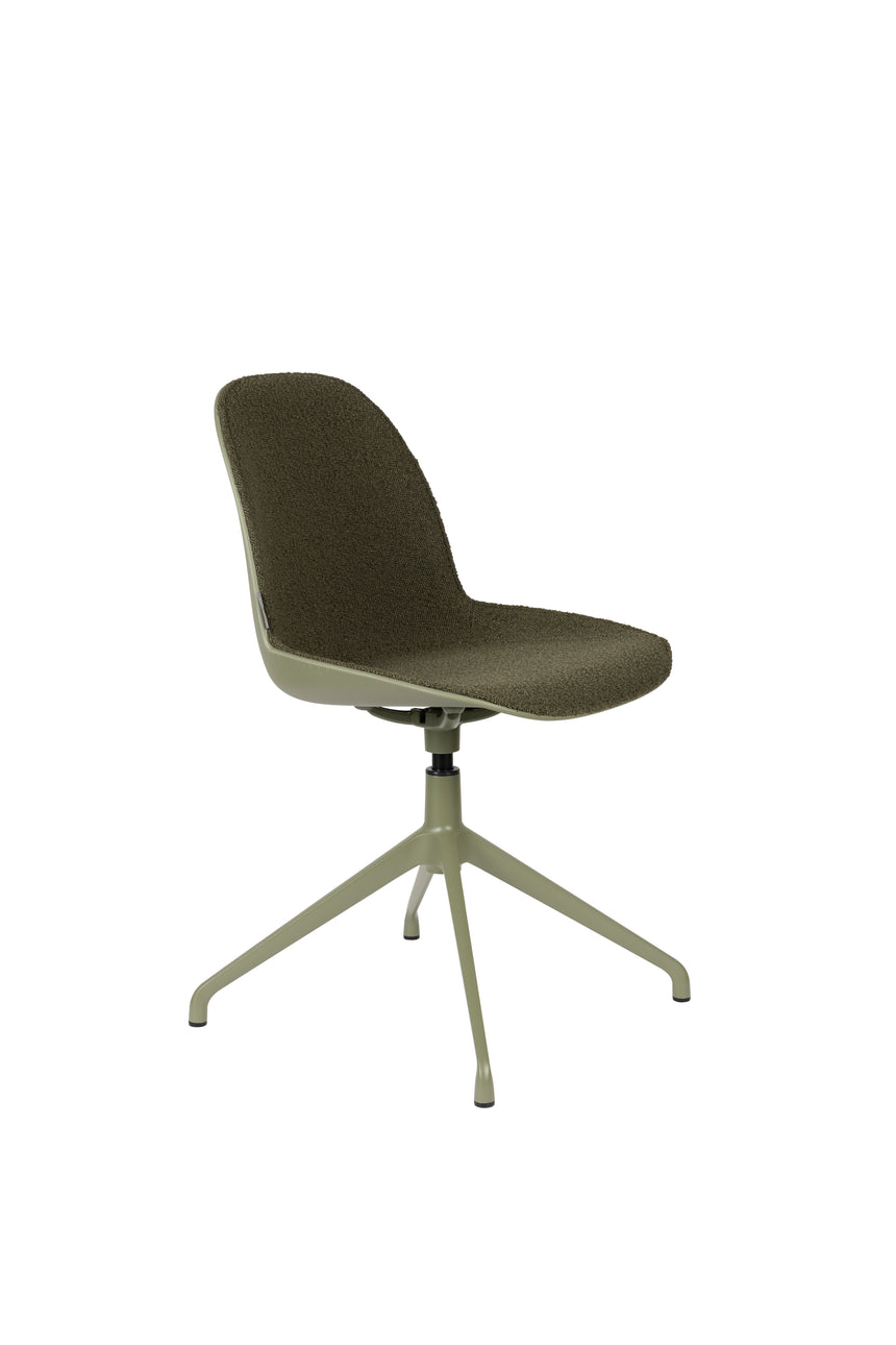 Albert Kuip bouclé swivel chair