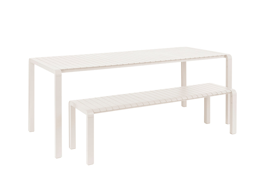 Vondel metal garden table 214x96.7
