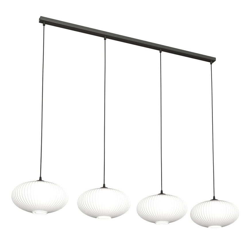 Coco 4 BL glass pendant lamp