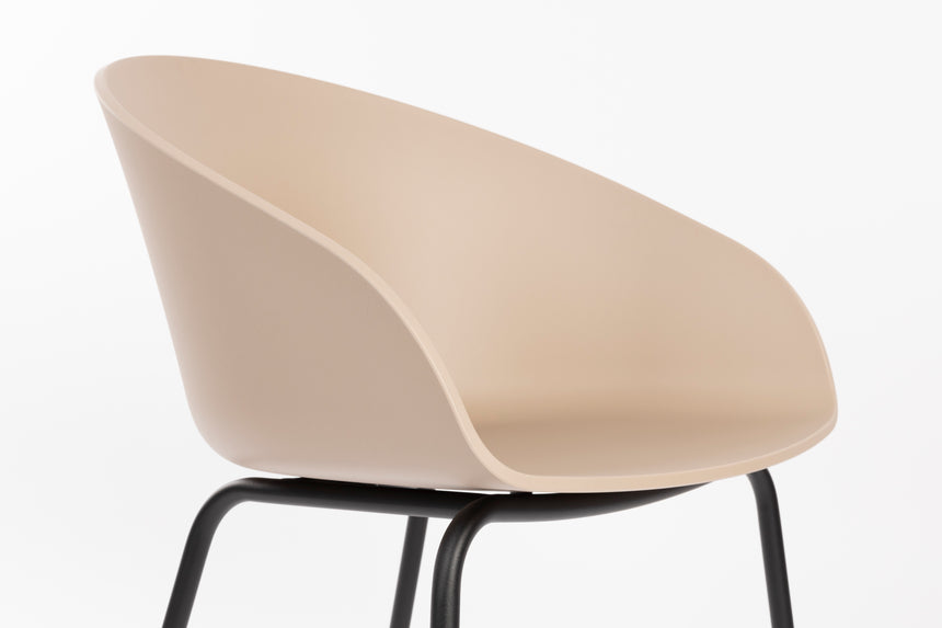 Void karfás PP szék fekete lábbal