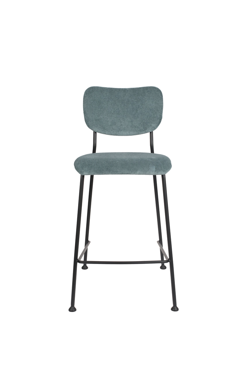 Benson corduroy low bar stool