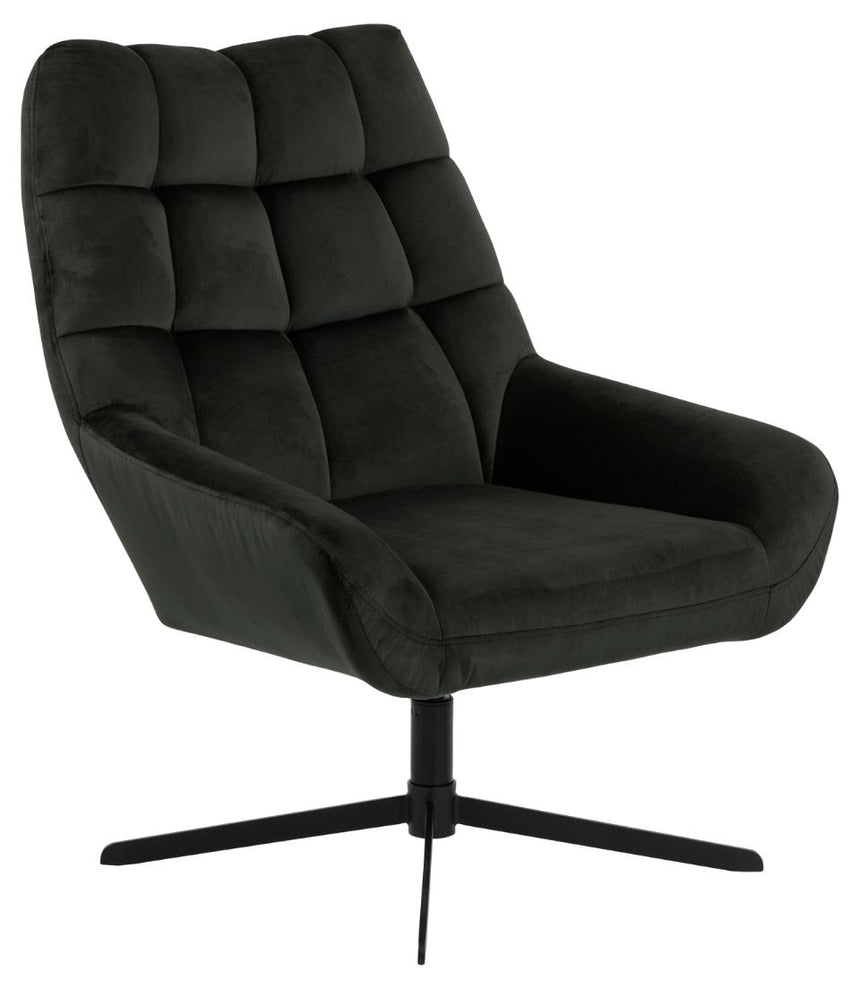 Paris velvet swivel chair