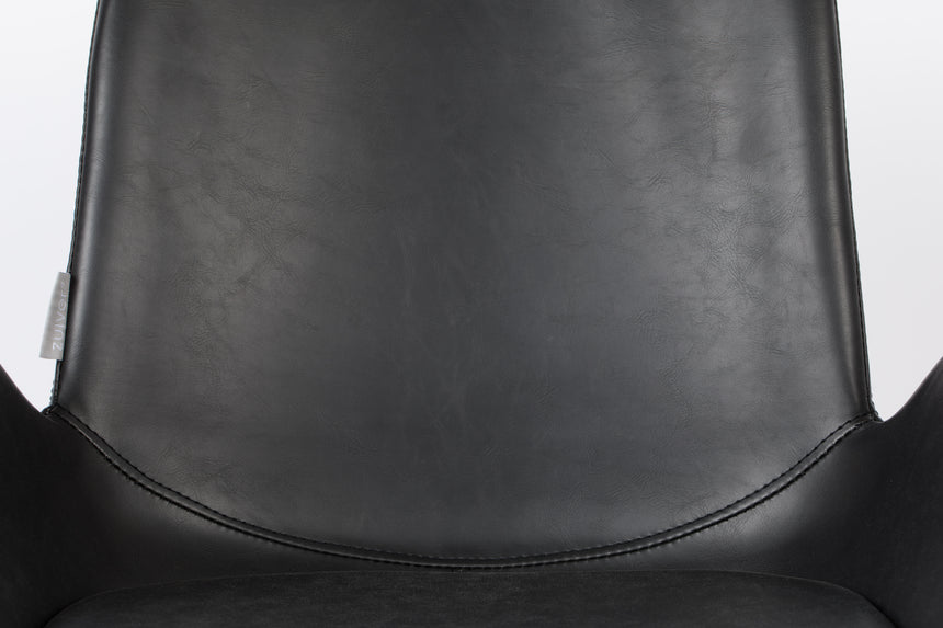 Brit textilbőr szék