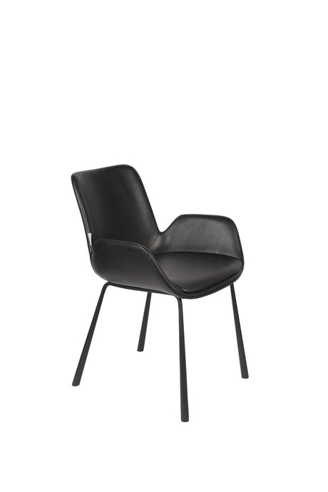 Brit textilbőr szék - Dutch Home