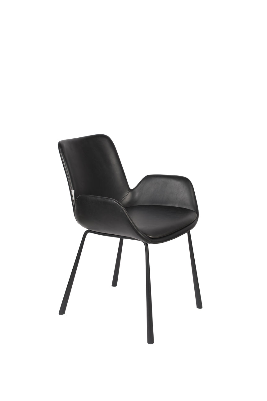 Brit textilbőr szék - Dutch Home