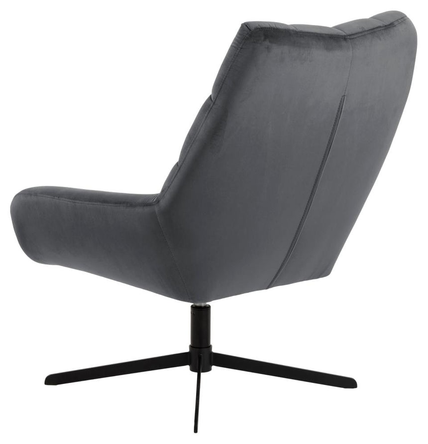 Paris velvet swivel chair