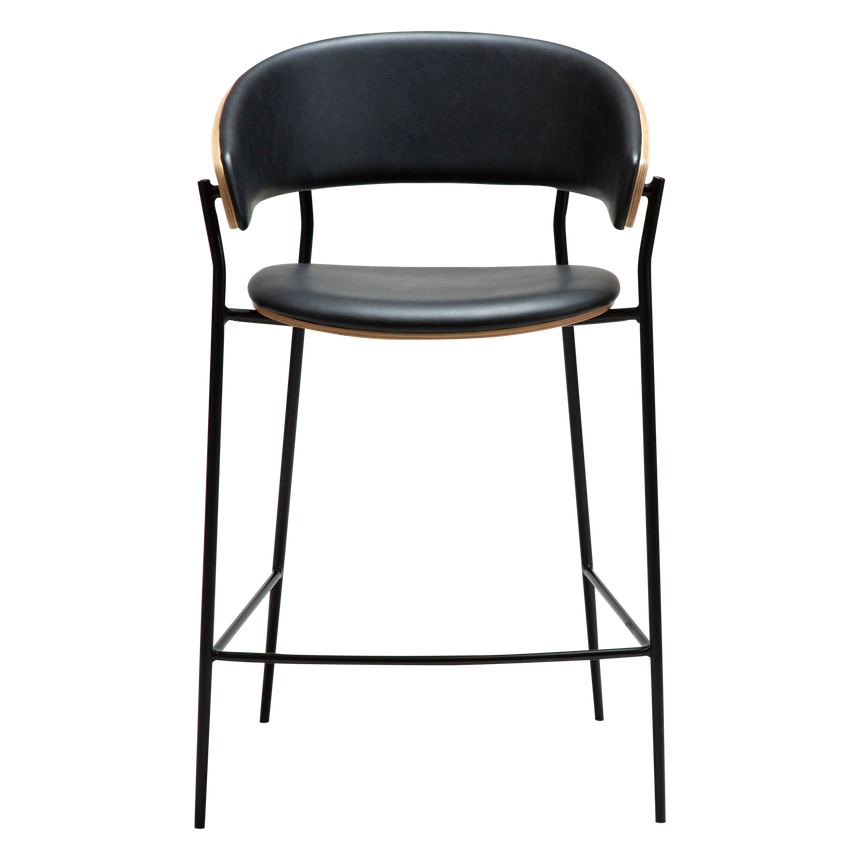 Crib textilbőr alacsony bárszék