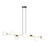 Gravity 8 BL Opal metal pendant lamp